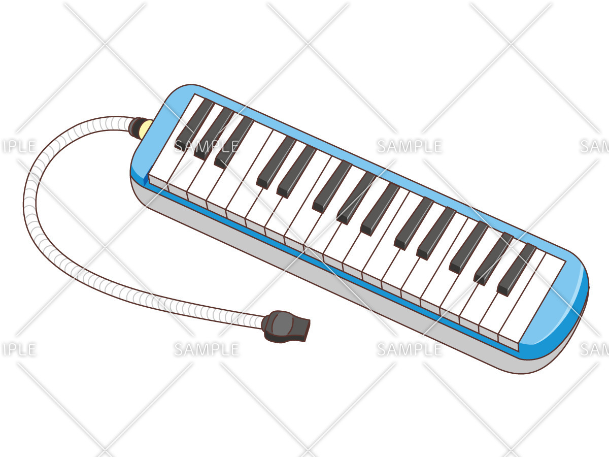 鍵盤ハーモニカ（音楽・楽器・カラオケ/その他一般・装飾）のイラスト