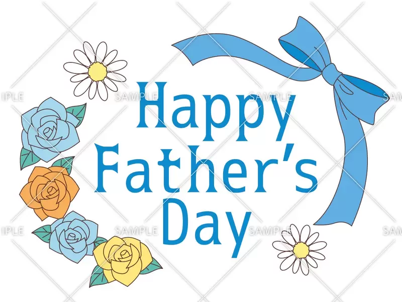 HAPPY FATHER'S DAYの飾り文字