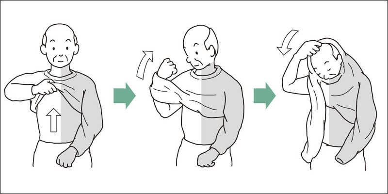 片麻痺の更衣着脱 座位での更衣手順と方法を分かりやすく解説 介護アンテナ