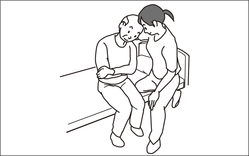 介護技術 ベッド上で端座位から仰臥位になる介助の手順 コツを分かりやすく解説 介護アンテナ