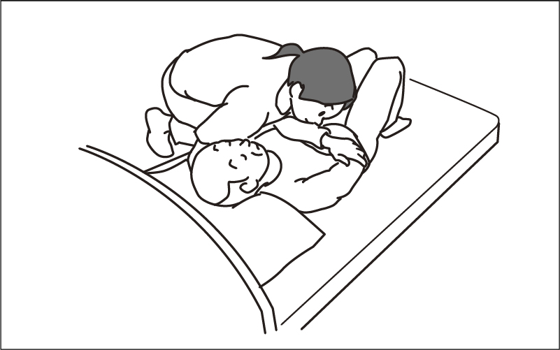 介護技術 ベッド上で端座位から仰臥位になる介助の手順 コツを分かりやすく解説 介護アンテナ 介護技術 ベッド上で端座位から仰臥位になる介助の手順 コツを分かりやすく解説 介護アンテナ
