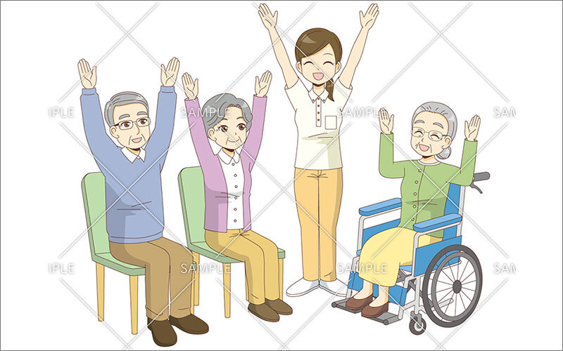 高齢者イラスト 無料で使えるおじいさん おばあさんのイラスト素材集 介護アンテナ