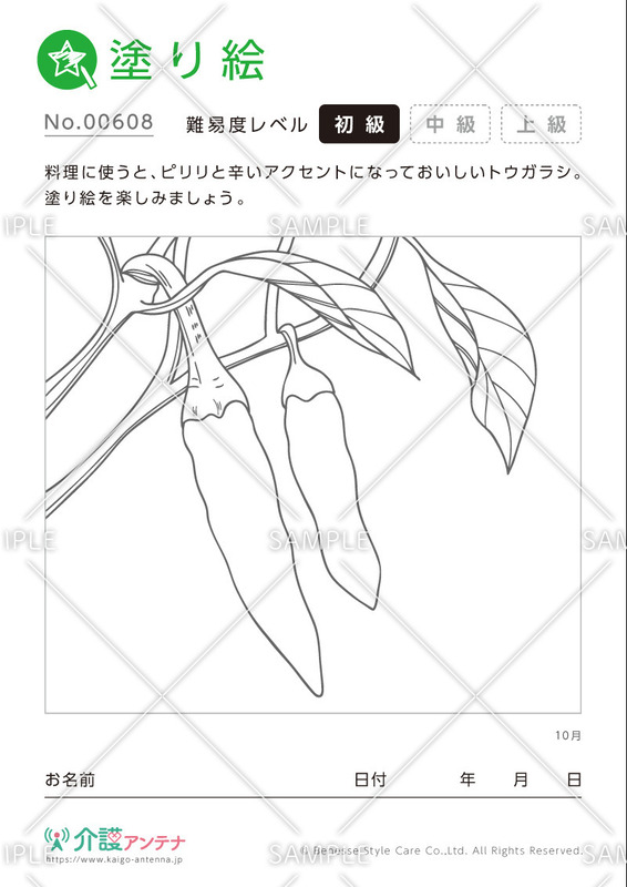 無料で使える 美味しそうな果物 野菜の塗り絵 高齢者向け介護レク 介護アンテナ