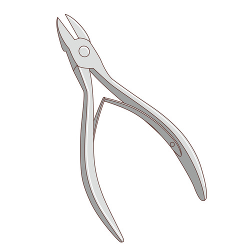 ニッパー型爪切り（その他福祉用具（ポータブルトイレ・介護ベッドなど）/福祉用具）のイラスト