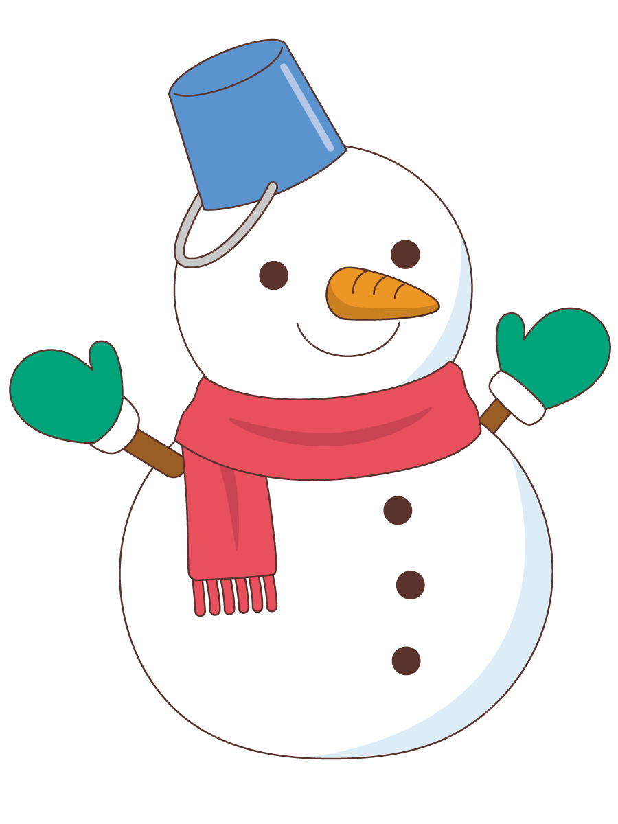 雪だるま 天気 その他一般 装飾 の無料イラスト 介護アンテナ