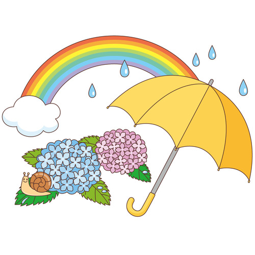 雨上がりのイメージ（天気/その他一般・装飾）のイラスト