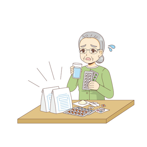 薬 服薬の介護イラストを一覧から探す 介護アンテナ