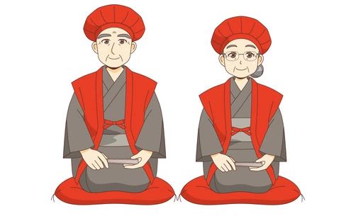 還暦祝いの夫婦