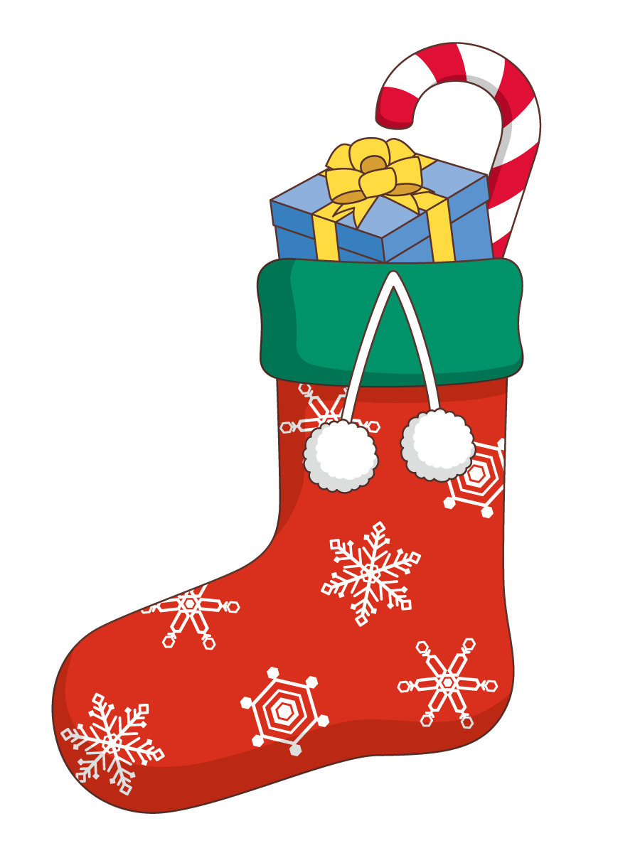 クリスマスソックス 季節 行事 その他一般 装飾 の無料イラスト 介護アンテナ