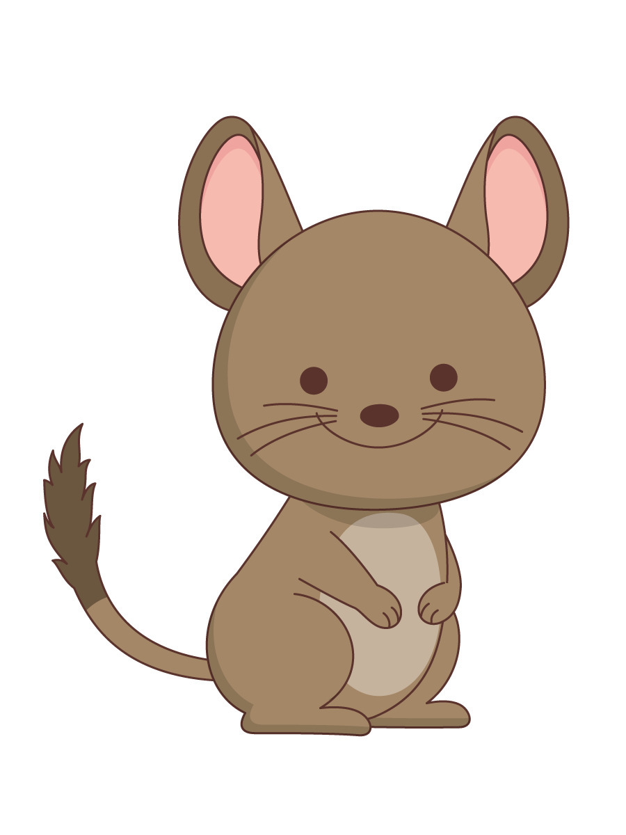 かわいいデグー 動物 その他一般 装飾 の無料イラスト 介護アンテナ