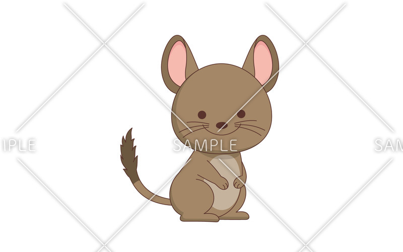かわいいデグー 動物 その他一般 装飾 の無料イラスト 介護アンテナ