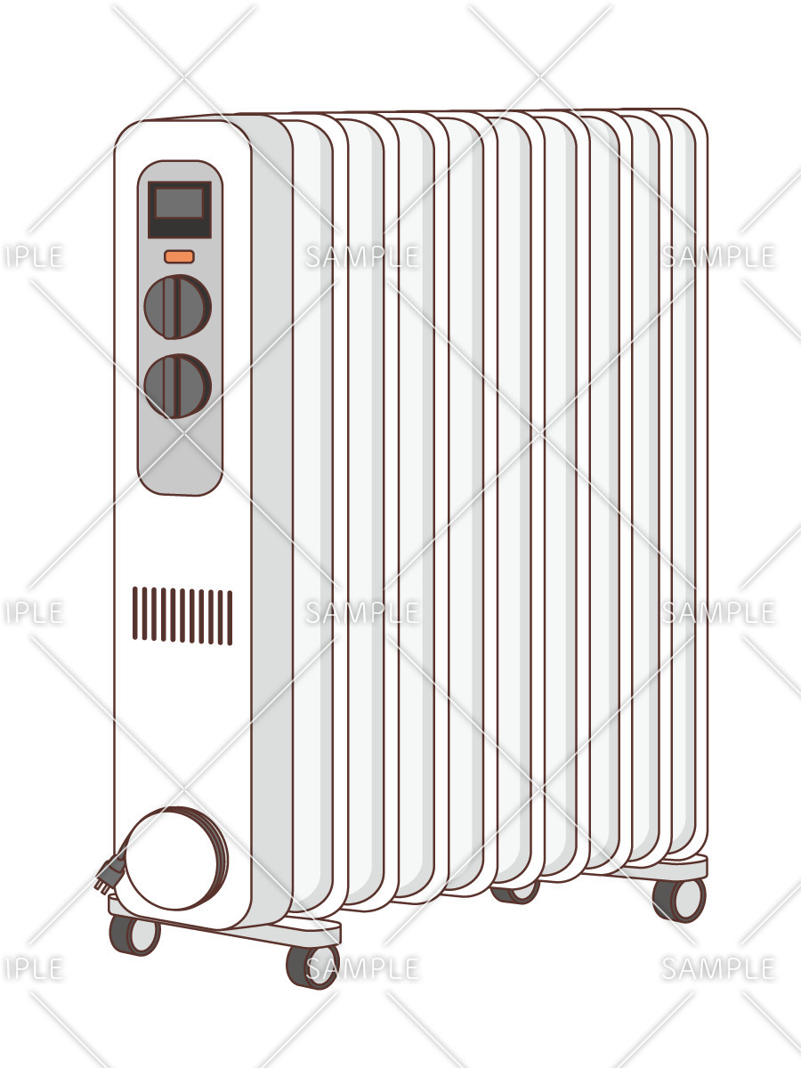オイルヒーター（季節・行事/その他一般・装飾）のイラスト