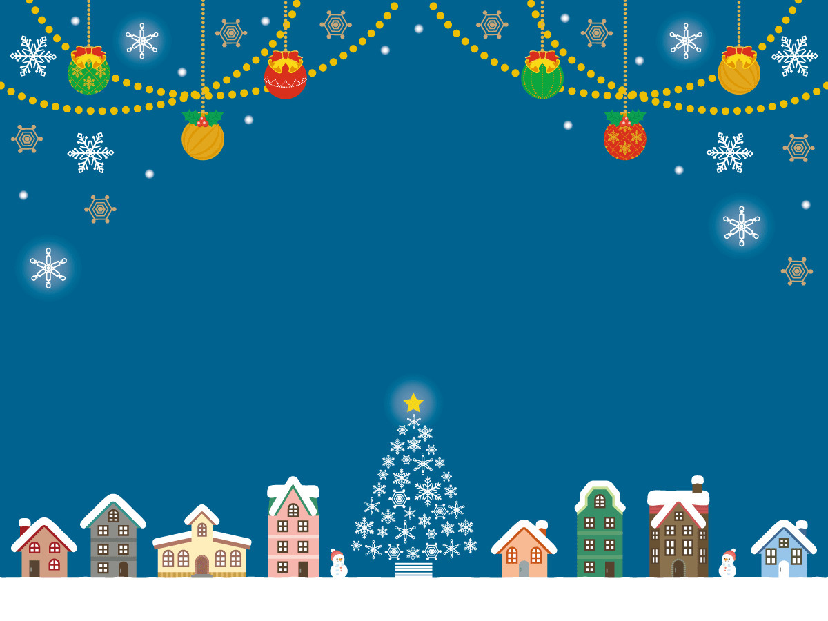 クリスマスの背景イラスト 季節 行事 その他一般 装飾 の無料イラスト 介護アンテナ