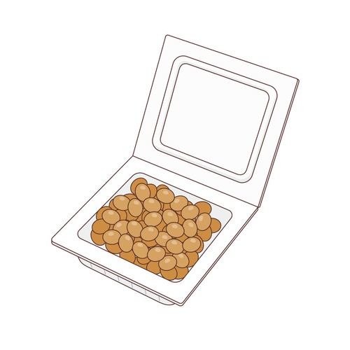 納豆（食べ物・飲み物/その他一般・装飾）のイラスト