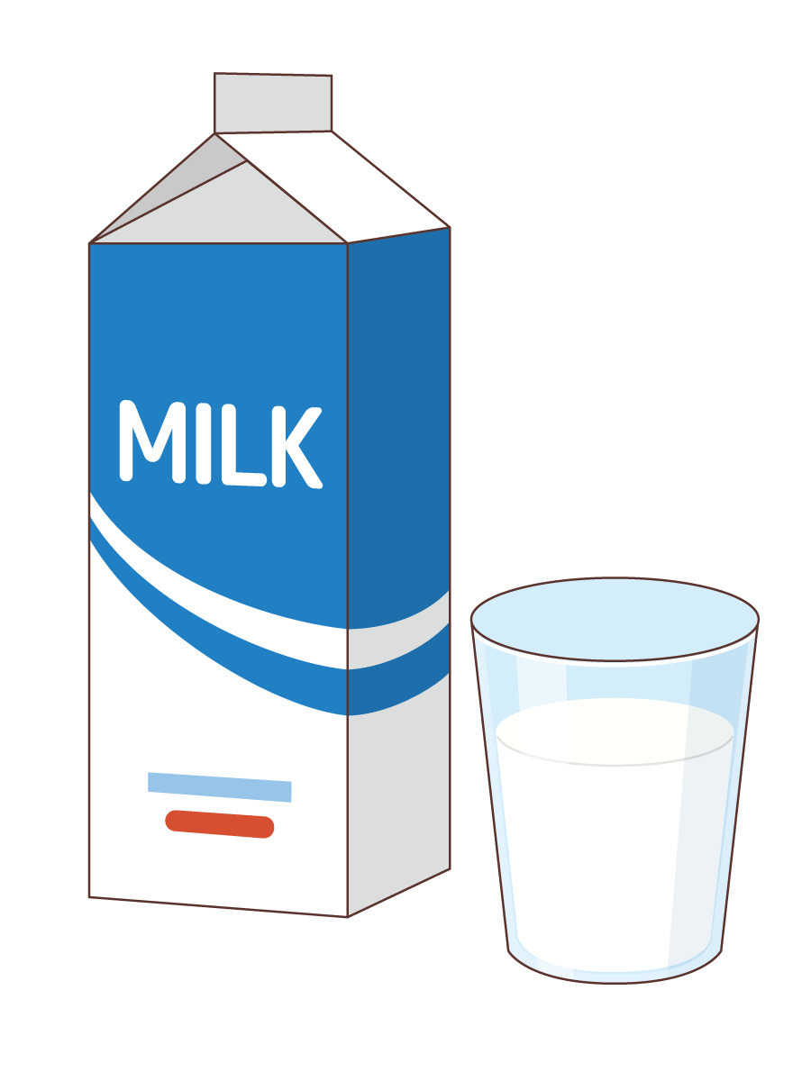 牛乳 食べ物 飲み物 その他一般 装飾 の無料イラスト 介護アンテナ