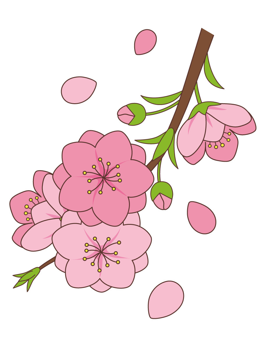 桃の花 お花 その他一般 装飾 の無料イラスト 介護アンテナ 桃の花 お花 その他一般 装飾 の無料イラスト 介護アンテナ