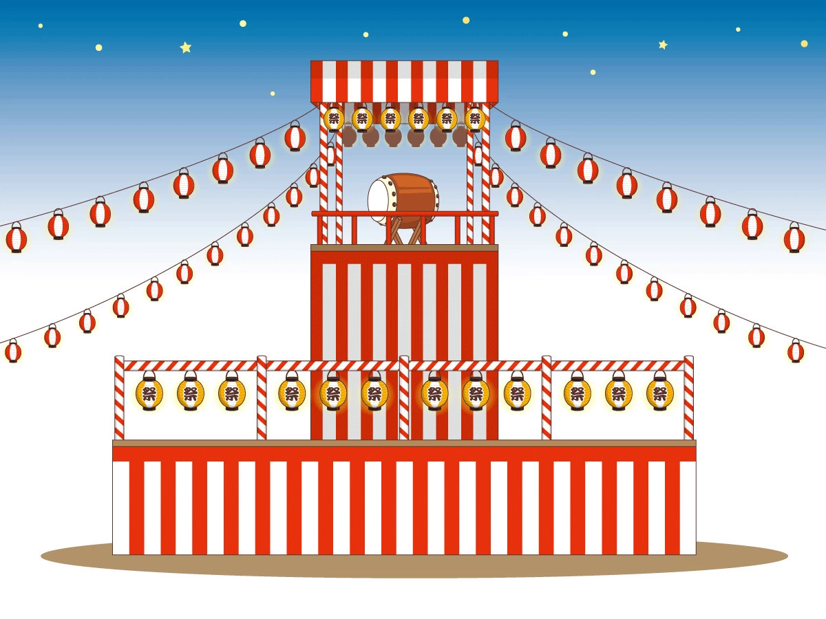 夏祭り用やぐら やぐら - パックス工業株式会社