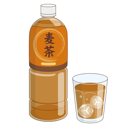 麦茶（食べ物・飲み物/その他一般・装飾）のイラスト