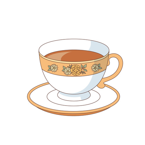 紅茶（食べ物・飲み物/その他一般・装飾）のイラスト