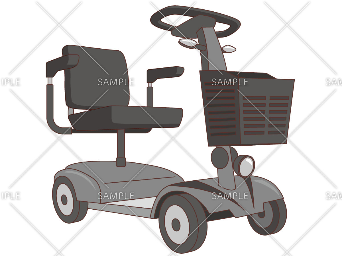 電動車椅子 車椅子 電動車椅子 福祉用具 の無料イラスト 介護アンテナ