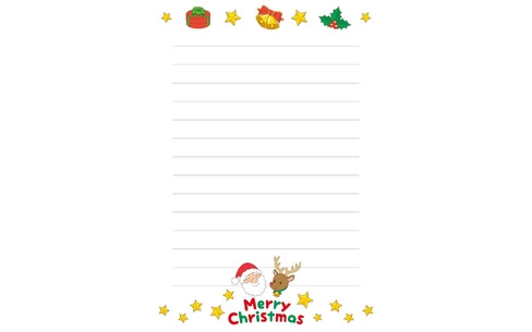 クリスマスの便箋