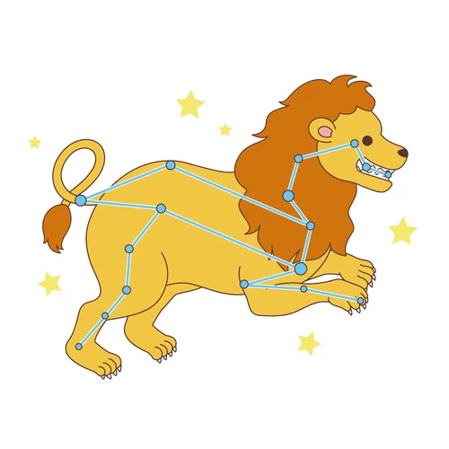 獅子座（しし座） (その他/自然・文化・その他の介護イラスト素材)のイラスト