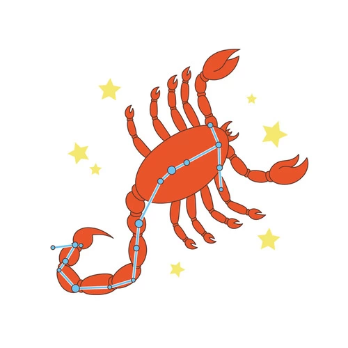 蠍座（さそり座） (その他/自然・文化・その他の介護イラスト素材)のイラスト