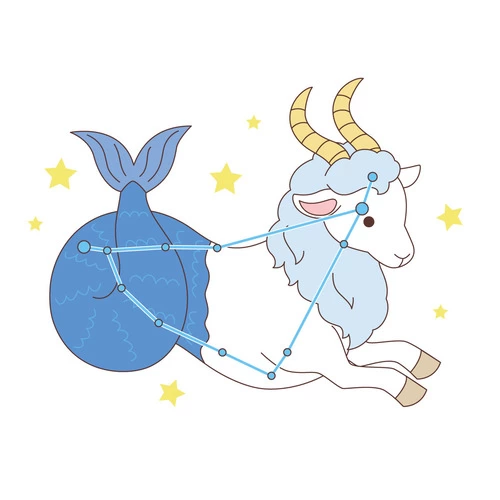 山羊座（やぎ座） (その他/自然・文化・その他の介護イラスト素材)のイラスト
