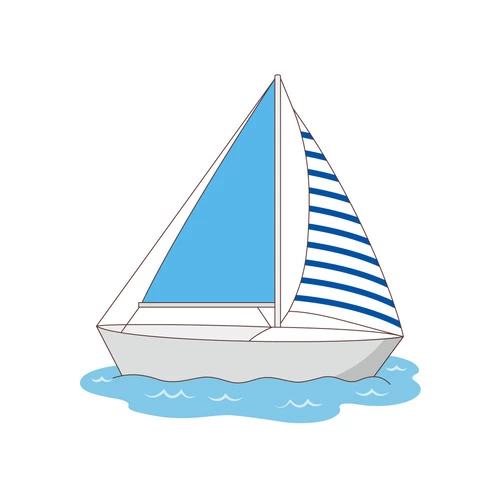 ヨット (その他/自然・文化・その他の介護イラスト素材)のイラスト