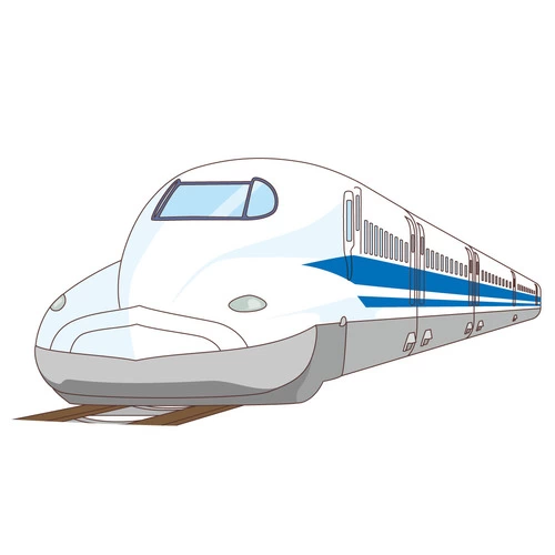 新幹線 (その他/自然・文化・その他の介護イラスト素材)のイラスト