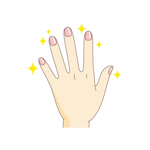 ネイル (レク・イベント/介護・生活の介護イラスト素材)のイラスト