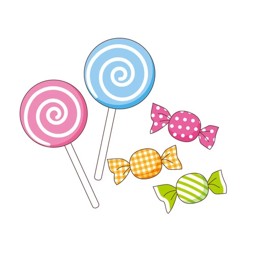 キャンディ (食べ物・飲み物/自然・文化・その他の介護イラスト素材)のイラスト