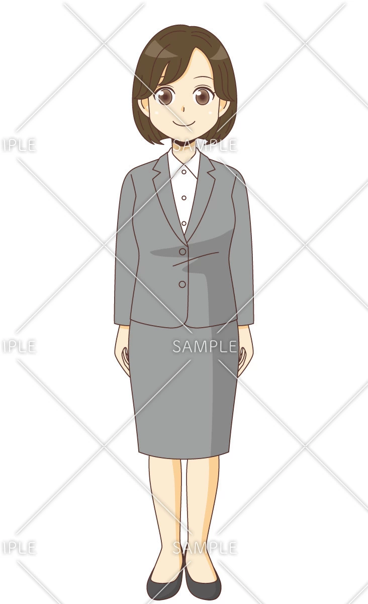 スーツを着た女性
