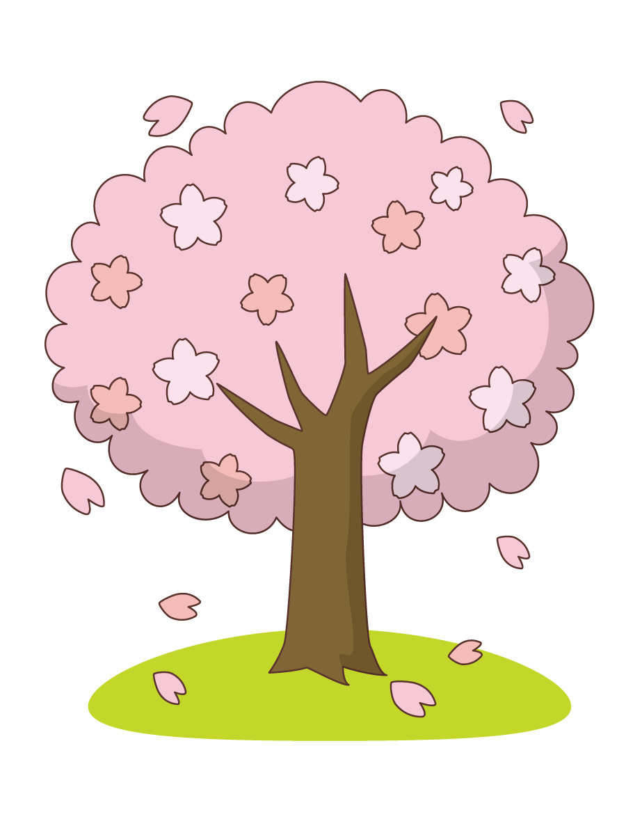 桜の木 季節 行事 その他一般 装飾 の無料イラスト 介護アンテナ