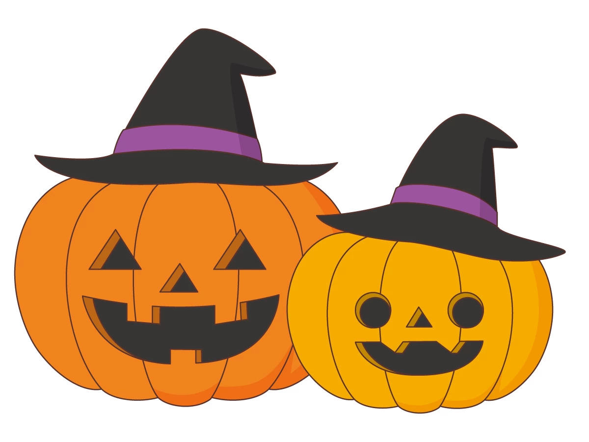 ハロウィンのかぼちゃ（季節・行事/その他一般・装飾）の無料イラスト 