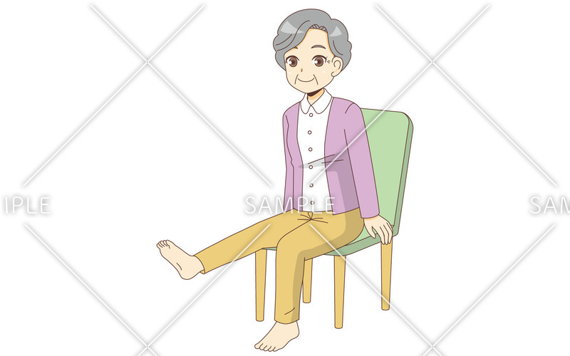 椅子に座ったまま足の体操を行う高齢者 運動 椅子体操 介護 生活 の無料イラスト 介護アンテナ 椅子に座ったまま足の体操を行う高齢者 運動 椅子体操 介護 生活 の無料イラスト 介護アンテナ