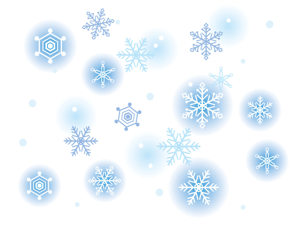 雪 天気 その他一般 装飾 の無料イラスト 介護アンテナ