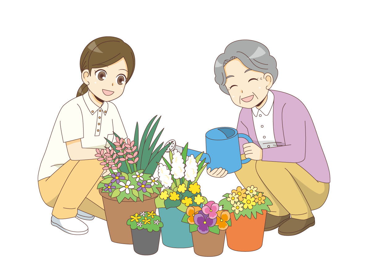 園芸レクリエーション レクリエーション イベント 介護 生活 の無料イラスト 介護アンテナ 園芸レクリエーション レクリエーション イベント 介護 生活 の無料イラスト 介護アンテナ