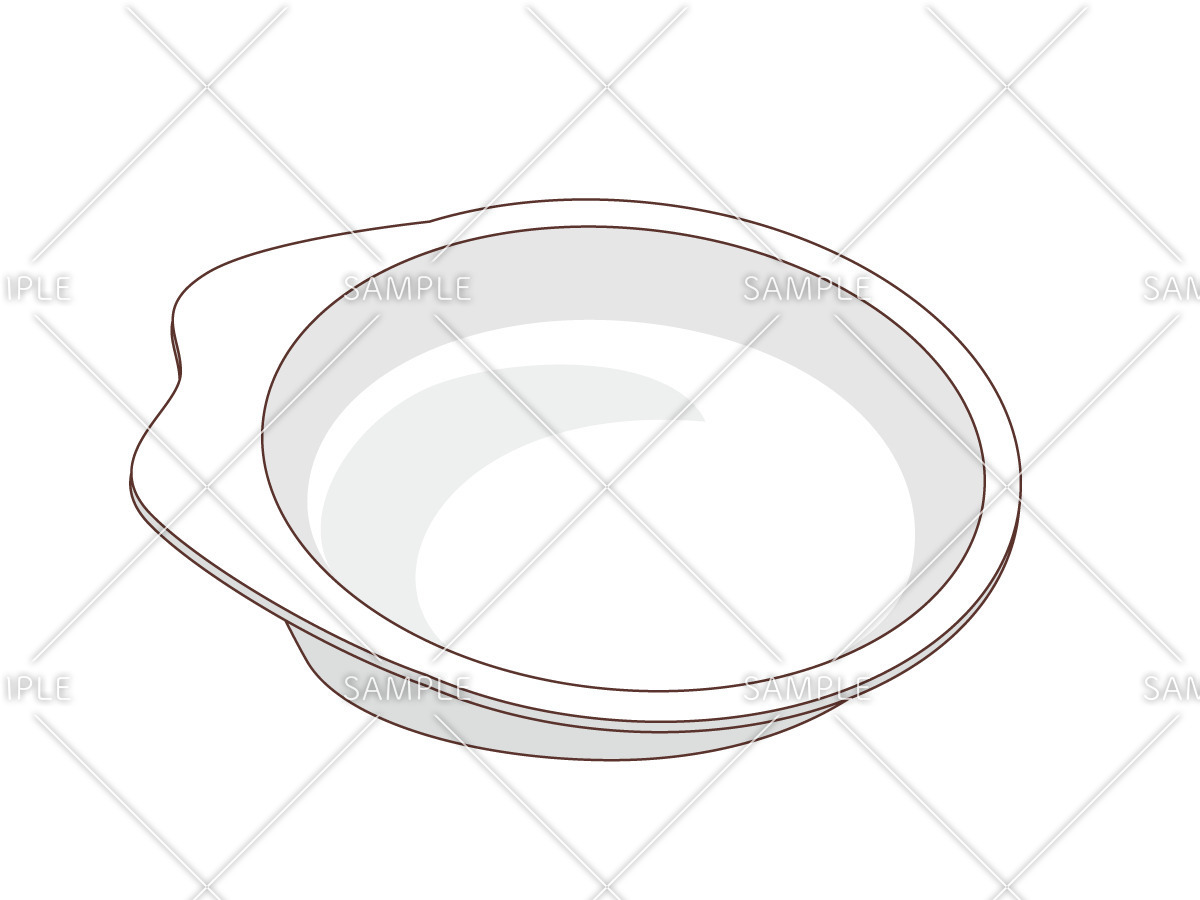 自助食器 - 介護用のお皿（食事・食事介助/介護・生活）のイラスト