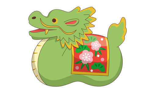 かわいい十二支のたつ年（季節・行事/その他一般・装飾）