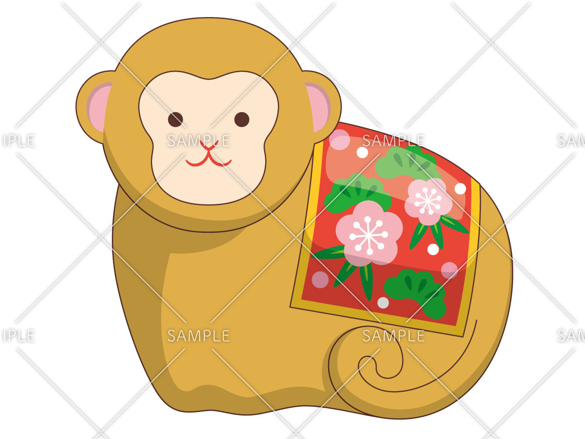 かわいい十二支のさる年 季節 行事 その他一般 装飾 の無料イラスト 介護アンテナ かわいい十二支のさる年 季節 行事 その他一般 装飾 の無料イラスト 介護アンテナ