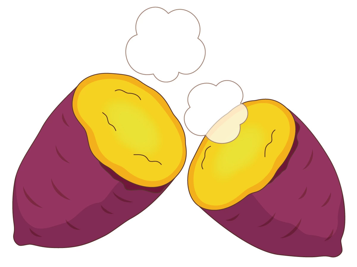 焼き芋 イラスト かわいい