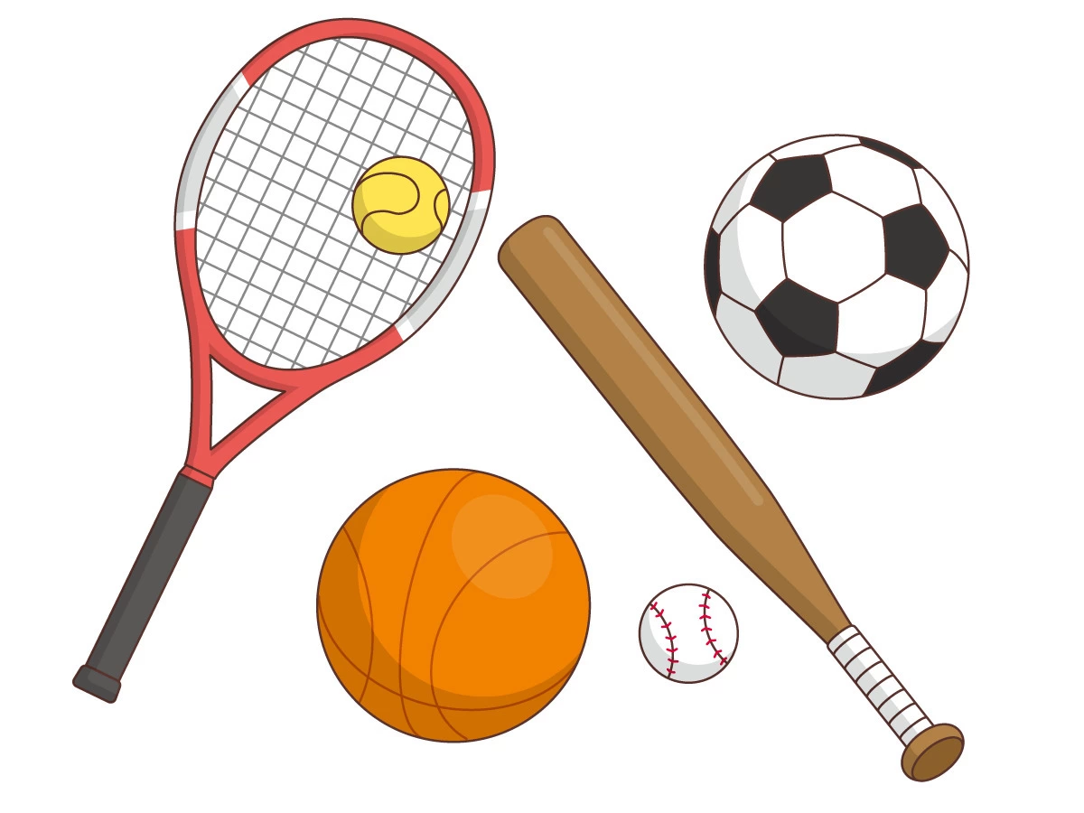 さまざまなスポーツ（季節・行事/その他一般・装飾）の無料イラスト 