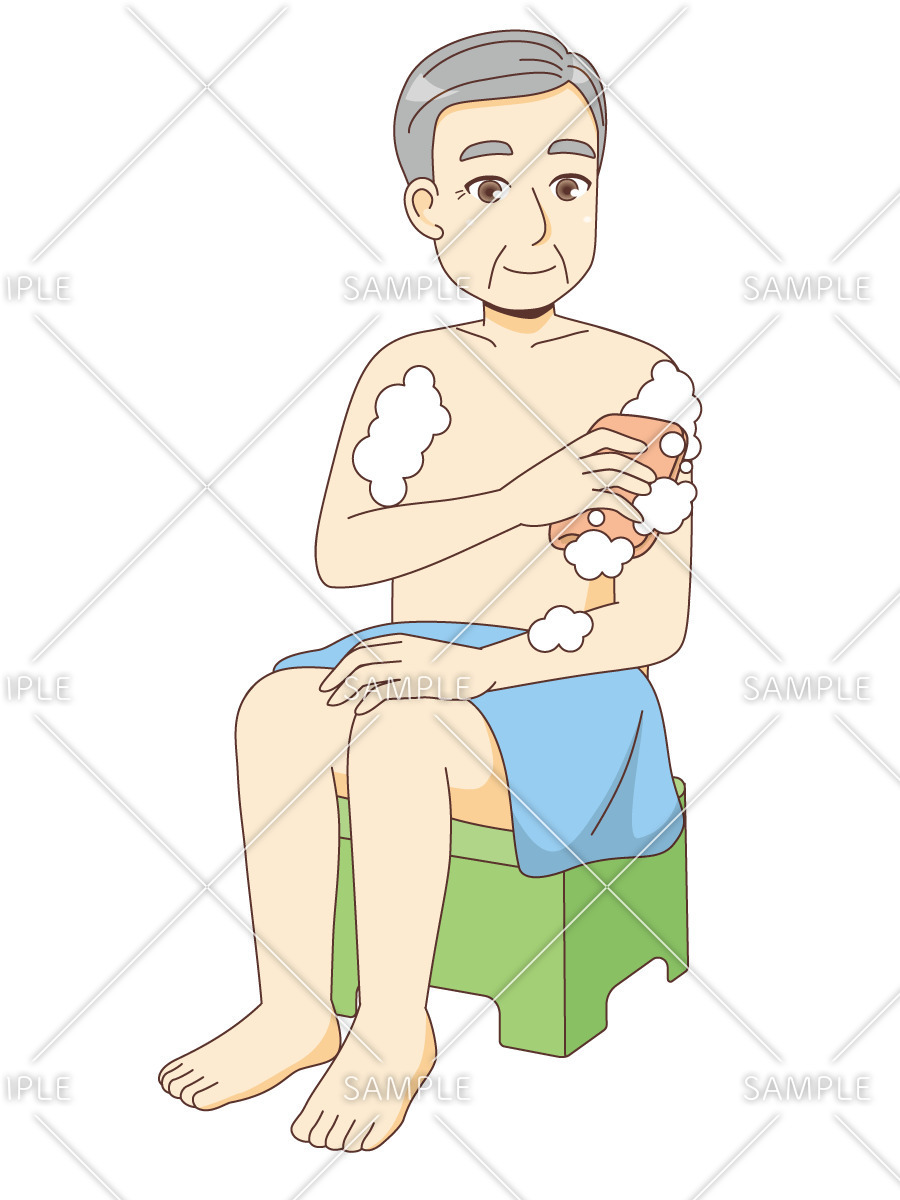 身体を洗う男性高齢者 高齢者 おばあさん おじいさん 介護現場の人物 の無料イラスト 介護アンテナ 身体を洗う男性高齢者 高齢者 おばあさん おじいさん 介護現場の人物 の無料イラスト 介護アンテナ