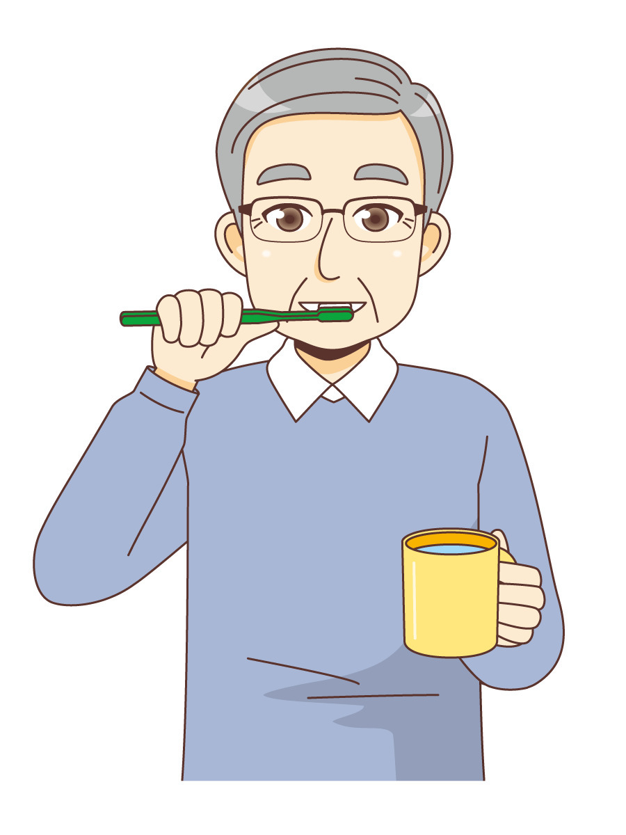歯磨きをする男性高齢者 高齢者 おばあさん おじいさん 介護現場の人物 の無料イラスト 介護アンテナ 歯磨きをする男性高齢者 高齢者 おばあさん おじいさん 介護現場の人物 の無料イラスト 介護アンテナ