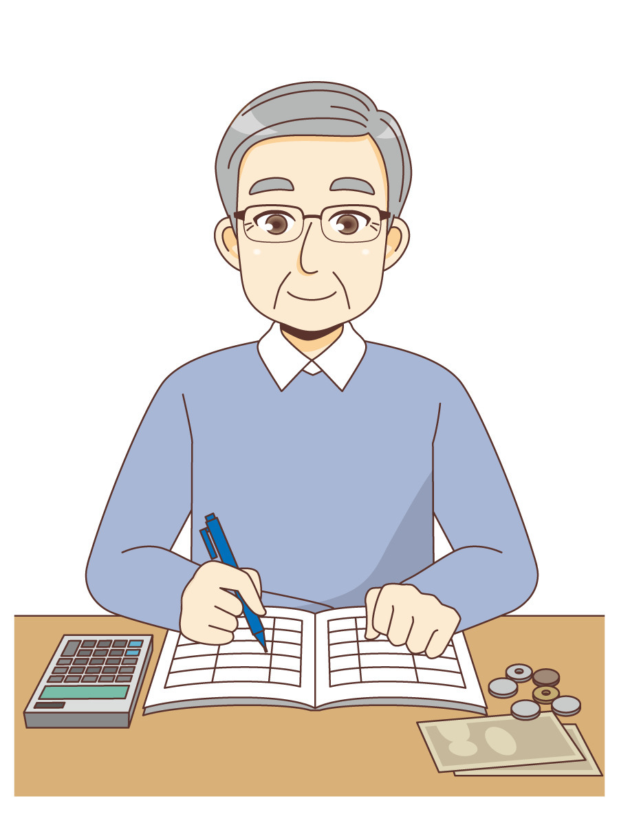 金銭管理をする男性高齢者 高齢者 おばあさん おじいさん 介護現場の人物 の無料イラスト 介護アンテナ 金銭管理をする男性高齢者 高齢者 おばあさん おじいさん 介護現場の人物 の無料イラスト 介護アンテナ