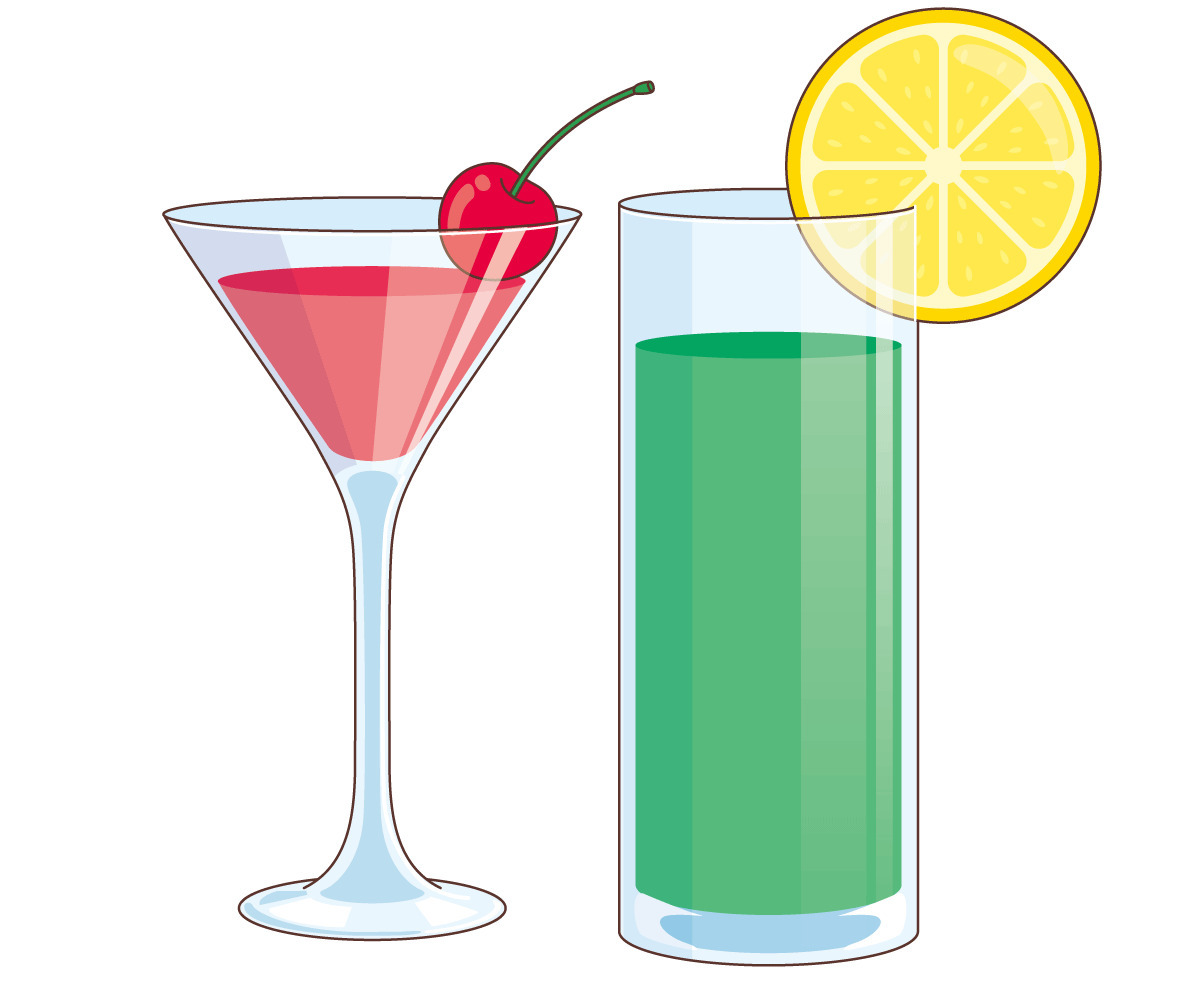 カクテル 食べ物 飲み物 その他一般 装飾 の無料イラスト 介護アンテナ