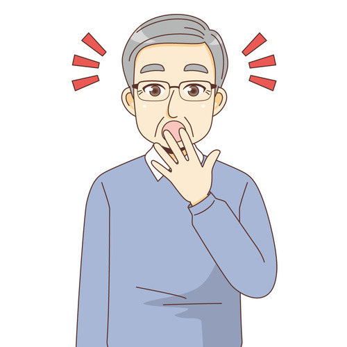 疑問を持つ男性高齢者 高齢者 おじいさん おばあさん 介護現場の人物 の無料イラスト 介護アンテナ