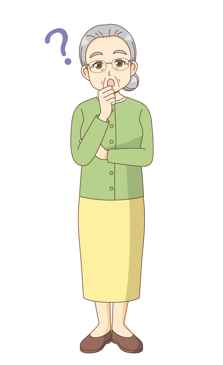 疑問を持つ女性高齢者 高齢者 おじいさん おばあさん 介護現場の人物 の無料イラスト 介護アンテナ 疑問を持つ女性高齢者 高齢者 おじいさん おばあさん 介護現場の人物 の無料イラスト 介護アンテナ