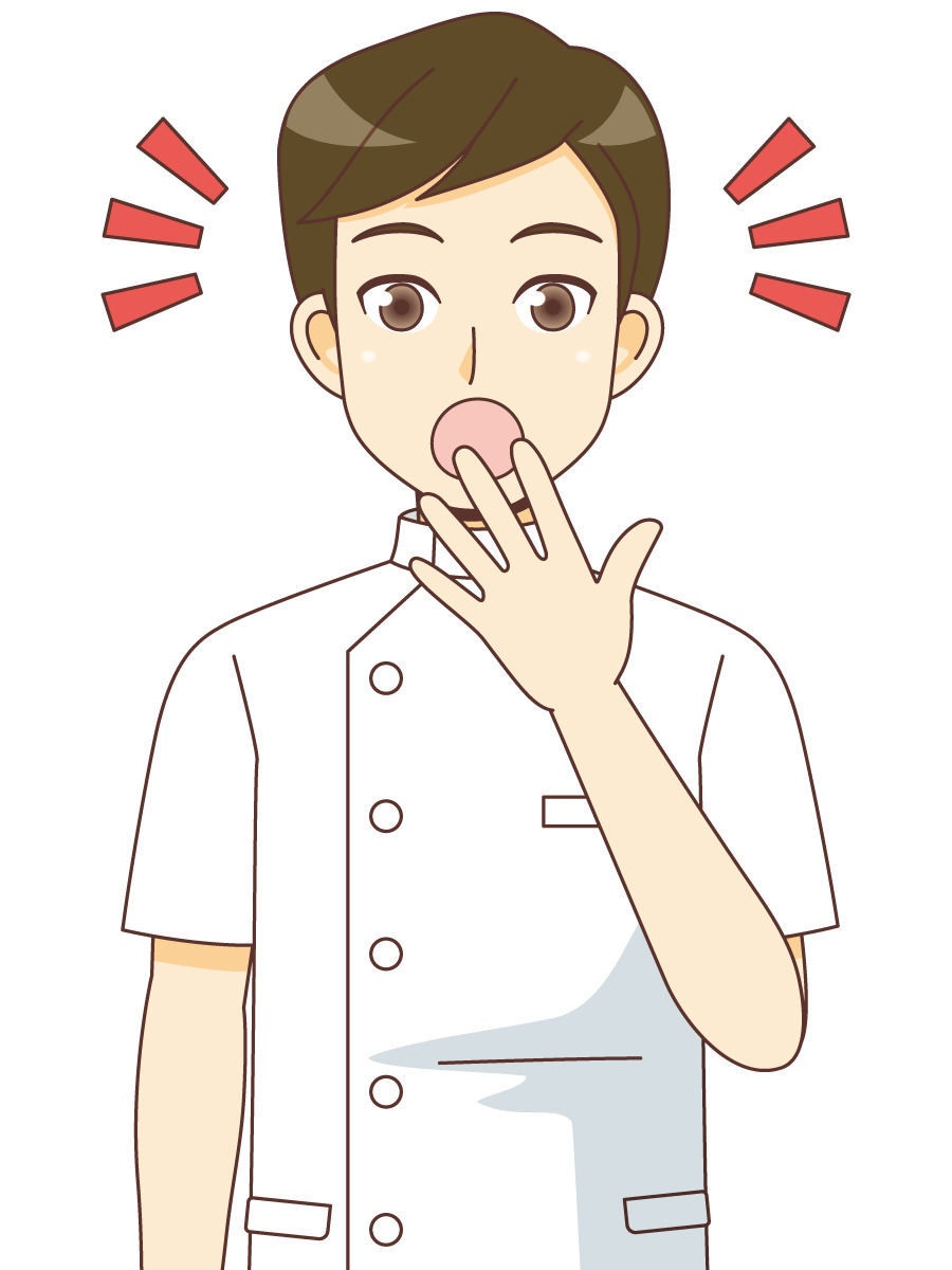 おどろく男性看護師 看護師 医療 病気 の無料イラスト 介護アンテナ
